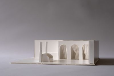 Architekturmodell Seitenansicht